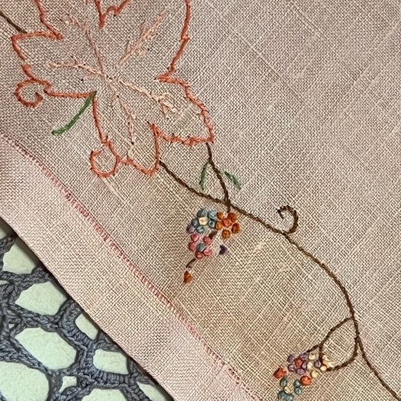 Vintage Upcycled Set Of 5 Linen Tea Towels - Picture 16 of 16